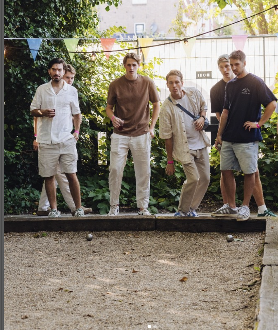 Jeu de boules at Vergulden Eenhoorn